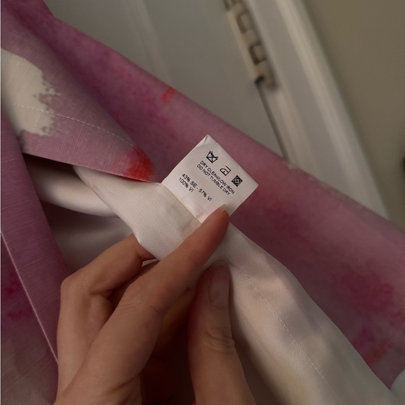 Jacquemus La Robe Soleil One Shoulder Mini Dress Pink Plaid sz 36 - Picture 15 of 15